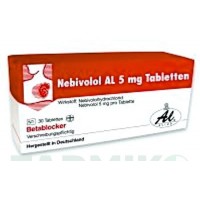 НЕБІВОЛОЛ (NEBIVOLOL) 5 мг таблетки 30 шт - Небіволол ALIUD PHARMA