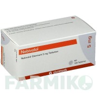 НЕБІВОЛОЛ (NEBIVOLOL) 5 мг таблетки 100 шт - Небіволол GLENMARK