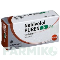 НЕБИВОЛОЛ (NEBIVOLOL) 5 мг таблетки 50 шт - Небиволол PUREN PHARMA