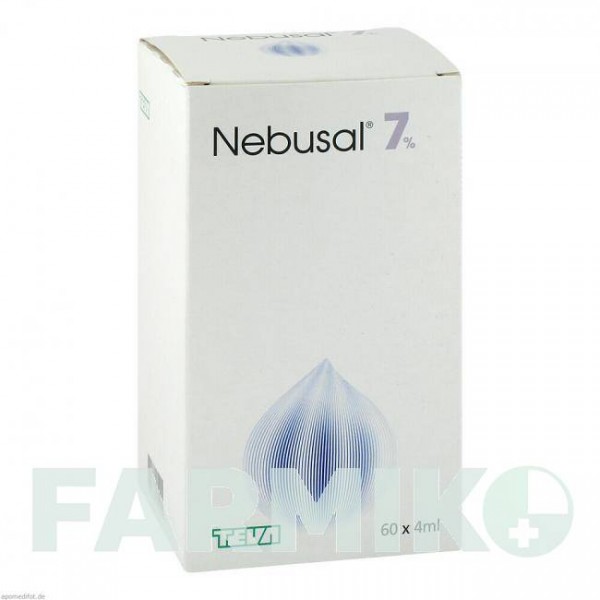НЕБУСАЛ (NEBUSAL) 7% раствор 60x4 мл - Активные вещества TEVA