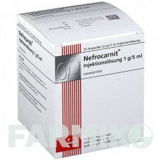 НЕФРОКАРНІТ (NEFROCARNIT) ампули 10x10 шт - Левокарнітин MEDICE PUTTER