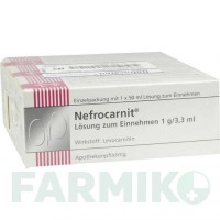 НЕФРОКАРНИТ (NEFROCARNIT) раствор 150 мл - Левокарнитин MEDICE PUTTER
