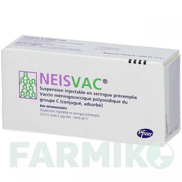 НЕЙСВАК (NEISVAC) суспензия 10x0,5 мл - Менингококковый С антиген AXICORP PHARMA
