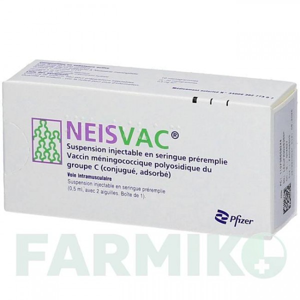 НЕЙСВАК (NEISVAC) суспензия 20 шт - Менингококковый С антиген CC PHARMA