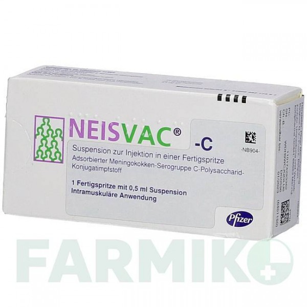 НЕЙСВАК (NEISVAC) суспензия 1 шт - Менингококковый С антиген KOHLPHARMA