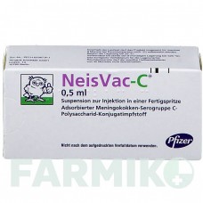 НЕЙСВАК (NEISVAC) суспензия 1 шт - Менингококковый С антиген PFIZER