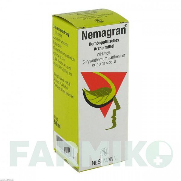 НЕМАГРАН (NEMAGRAN) капли 50 мл - Гомеопатия NESTMANN PHARMA