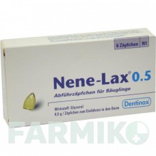 НЕНЕ ЛАКС (NENE LAX) 0,5 суппозитории 6 шт - Глицерин DENTINOX GESELLSCHAFT