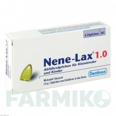 НЕНЕ ЛАКС (NENE LAX) 1,0 суппозитории 6 шт - Глицерин DENTINOX GESELLSCHAFT