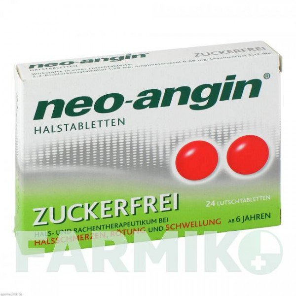 НЕО АНГИН (NEO ANGIN) таблетки 24 шт - Антисептик, Другое MCM KLOSTERFRAU