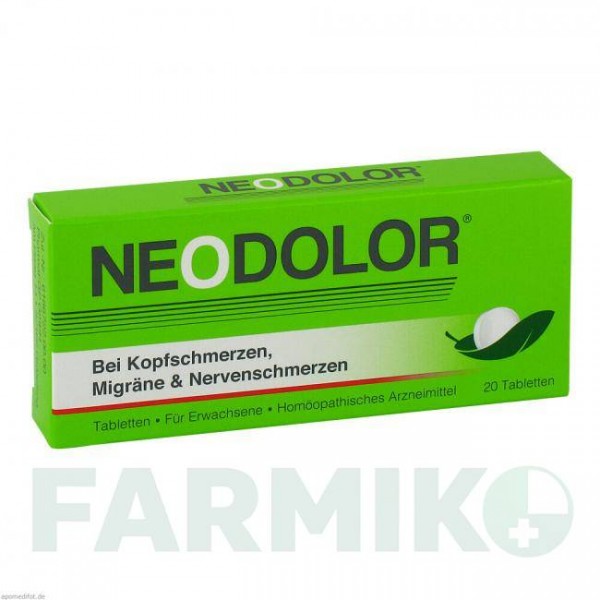 НЕОДОЛОР (NEODOLOR) таблетки 20 шт - Гомеопатия PHARMASGP