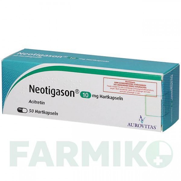 НЕОТИГАЗОН (NEOTIGASON) 10 мг капсулы 100 шт - Ацитретин FD PHARMA