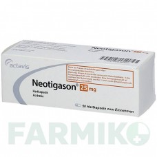 НЕОТИГАЗОН (NEOTIGASON) 25 капсулы 50 шт - Ацитретин ACA MULLER-ADAG PHARMA