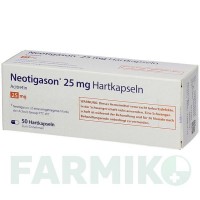 НЕОТИГАЗОН (NEOTIGASON) 25 капсули 50 шт - Ацитретин KOHLPHARMA