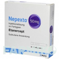 НЕПЕКСТО (NEPEXTO) 50 мг раствор 4 шт - Этанерцепт VIATRIS
