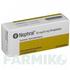 НЕФРАЛ (NEPHRAL) таблетки 50 шт - Гидрохлоротиазид, Триамтерен DR.PFLEGER