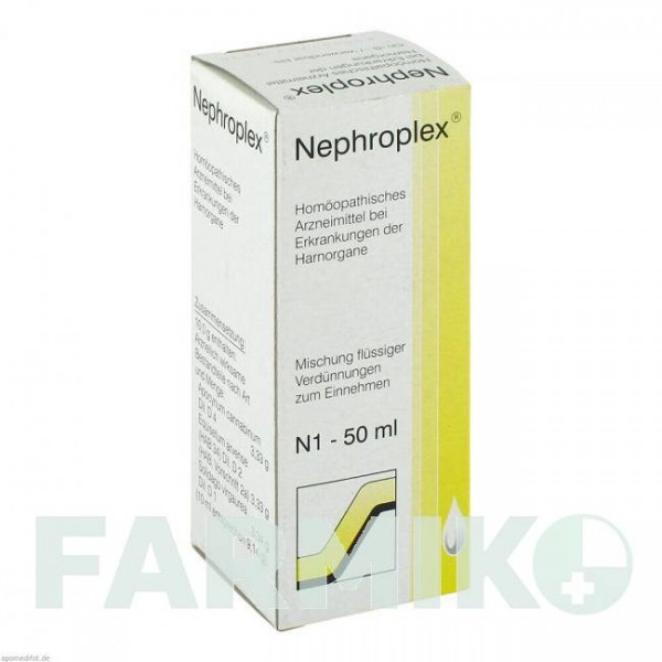 НЕФРОПЛЕКС (NEPHROPLEX) капли 50 мл - Гомеопатия STEIERL-PHARMA