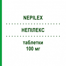 НЕПІЛЕКС (NEPILEX) 100 мг таблетки 56 шт - Лакосамід S.F.GROUP