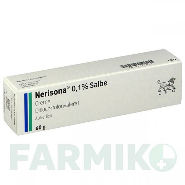 НЕРИСОНА (NERISONA) 0,1% мазь 60 г - Дифлукортолон LEO PHARMA