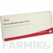 НЕРВУС ГЛОССОФАРИНГЕУС (NERVUS GLOSSOPHARYNGEUS) D 5 ампулы 10x1 мл - Гомеопатия WALA HEILMITTEL