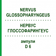 НЕРВУС ГЛОССОФАРИНГЕУС (NERVUS GLOSSOPHARYNGEUS) D 6 ампулы 10x1 мл - Гомеопатия WALA HEILMITTEL