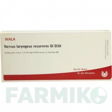 НЕРВУС ЛАРИНГЕУС (NERVUS LARYNGEUS) D 30 ампулы 10x1 мл - Гомеопатия WALA HEILMITTEL