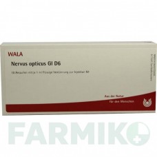 НЕРВУС ОПТИКУС (NERVUS OPTICUS) D 6 ампулы 10x1 мл - Гомеопатия WALA HEILMITTEL