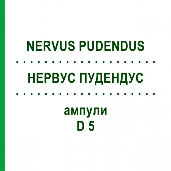 НЕРВУС ПУДЕНДУС (NERVUS PUDENDUS) D 5 ампулы 10x1 мл - Гомеопатия WALA HEILMITTEL