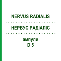 НЕРВУС РАДІАЛІС (NERVUS RADIALIS) D 5 ампули 10x1 мл - Гомеопатія WALA HEILMITTEL