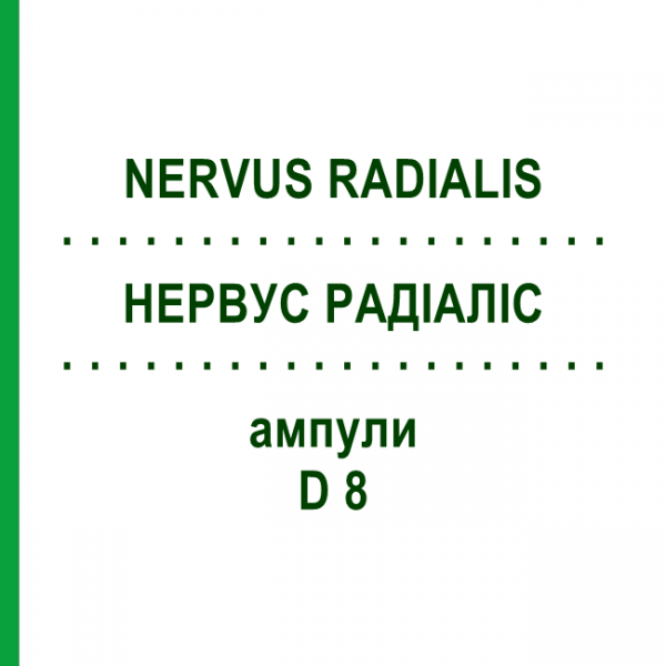 НЕРВУС РАДИАЛИС (NERVUS RADIALIS) D 8 ампулы 10x1 мл - Гомеопатия WALA HEILMITTEL