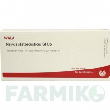 НЕРВУС СТАТОАКУСТИКУС (NERVUS STATOACUSTICUS) D 5 ампулы 10x1 мл - Гомеопатия WALA HEILMITTEL