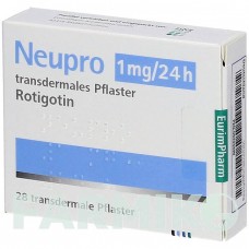 НЬЮПРО (NEUPRO) 1 мг/24 ч пластырь 28 шт - Ротиготин EURIMPHARM
