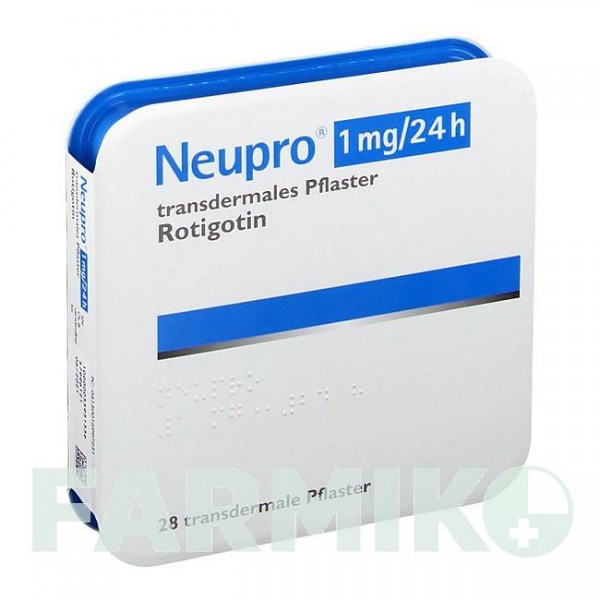 НЬЮПРО (NEUPRO) 1 мг/24 ч пластырь 28 шт - Ротиготин UCB PHARMA