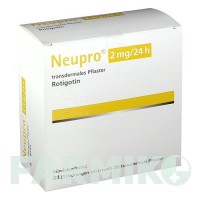 НЬЮПРО (NEUPRO) 2 мг/24 год пластир 84 шт - Ротиготин 1 0 1 CAREFARM