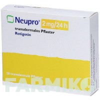 НЬЮПРО (NEUPRO) 2 мг/24 год пластир 84 шт - Ротиготин ABACUS MEDICINE