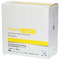 НЬЮПРО (NEUPRO) 2 мг/24 год пластир 84 шт - Ротиготин AXICORP PHARMA