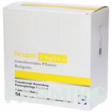 НЬЮПРО (NEUPRO) 2 мг/24 ч пластырь 84 шт - Ротиготин AXICORP PHARMA