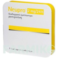 НЬЮПРО (NEUPRO) 2 мг/24 год пластир 7 шт - Ротиготин KOHLPHARMA