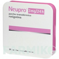 НЬЮПРО (NEUPRO) 3 мг/24 ч пластырь 84 шт - Ротиготин AXICORP PHARMA
