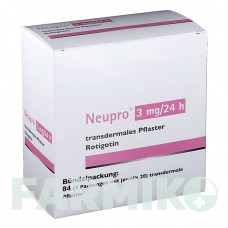 НЬЮПРО (NEUPRO) 3 мг/24 ч пластырь 84 шт - Ротиготин DOCPHARM