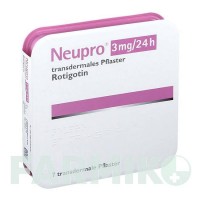 НЬЮПРО (NEUPRO) 3 мг/24 год пластир 7 шт - Ротиготин UCB PHARMA