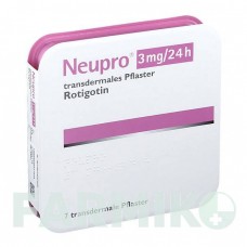 НЬЮПРО (NEUPRO) 3 мг/24 ч пластырь 7 шт - Ротиготин UCB PHARMA