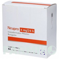 НЬЮПРО (NEUPRO) 4 мг/24 ч пластырь 84 шт - Ротиготин AXICORP PHARMA