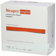 НЬЮПРО (NEUPRO) 4 мг/24 ч пластырь 28 шт - Ротиготин KOHLPHARMA