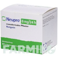 НЬЮПРО (NEUPRO) 6 мг/24 ч пластырь 84 шт - Ротиготин ABACUS MEDICINE