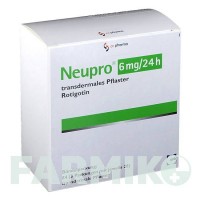 НЬЮПРО (NEUPRO) 6 мг/24 год пластир 84 шт - Ротиготин CC PHARMA