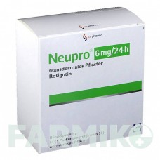 НЬЮПРО (NEUPRO) 6 мг/24 ч пластырь 84 шт - Ротиготин CC PHARMA