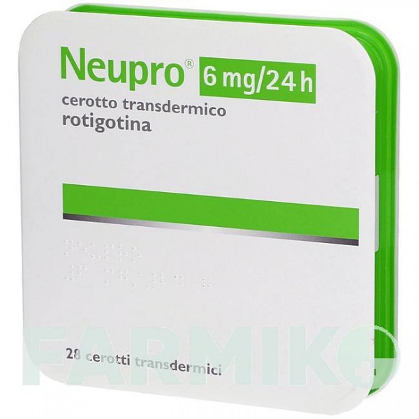 НЬЮПРО (NEUPRO) 6 мг/24 ч пластырь 84 шт - Ротиготин DOCPHARM