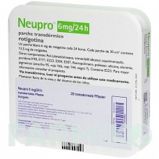 НЬЮПРО (NEUPRO) 6 мг/24 ч пластырь 28 шт - Ротиготин FD PHARMA