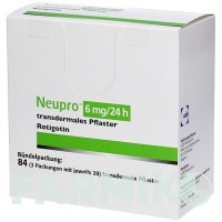 НЬЮПРО (NEUPRO) 6 мг/24 год пластир 84 шт - Ротиготин HAEMATO PHARM